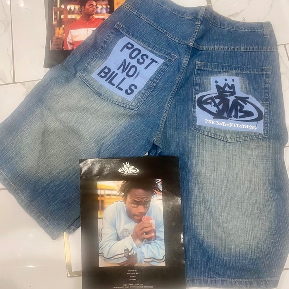 PNB Nation Vintage Shorts Sz 38 - Picture 7 of 8